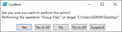 Confirming if Group-Files Function Should Run