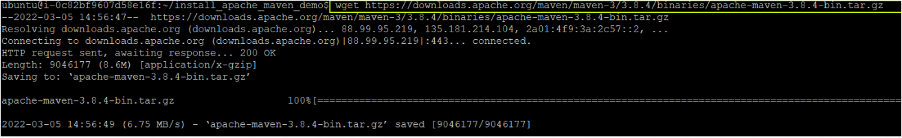 Downloading the Latest Apache Maven Package