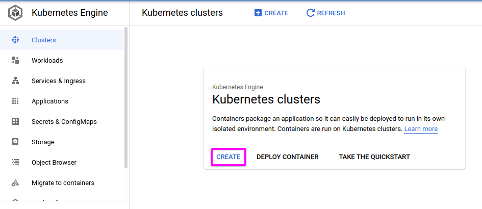 Creating a Kubernetes Cluster