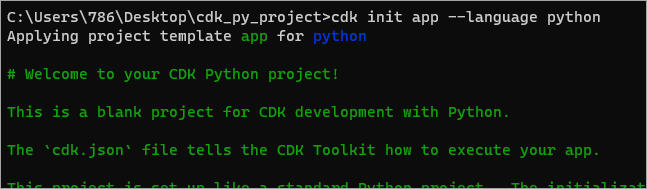 Creating a CDK project