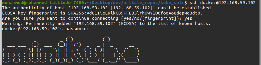 SSHing into the Minikube Node