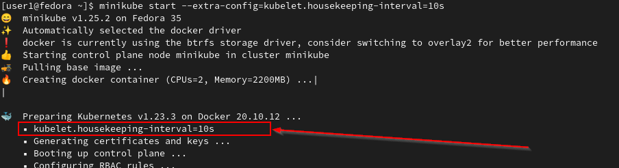 set up a single node cluster running inside a Docker