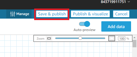 Saving and Publishing Dataset Changes