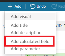 Add calculated field