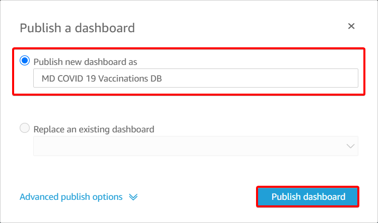 Naming the Dashboard