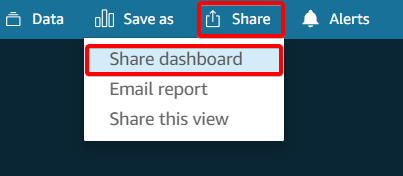 Sharing Dashboard