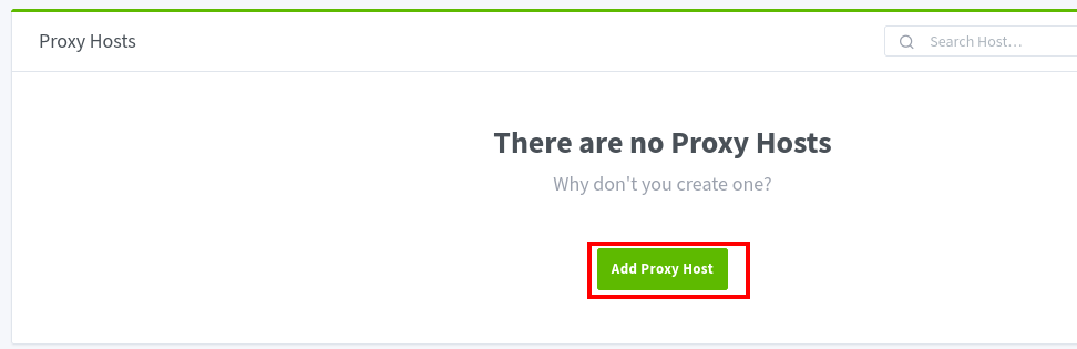 Creating a VHOST: Adding a Proxy Host