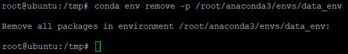 Removing an Environment by Path