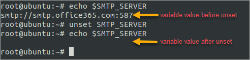 Removing environment variables on the current session