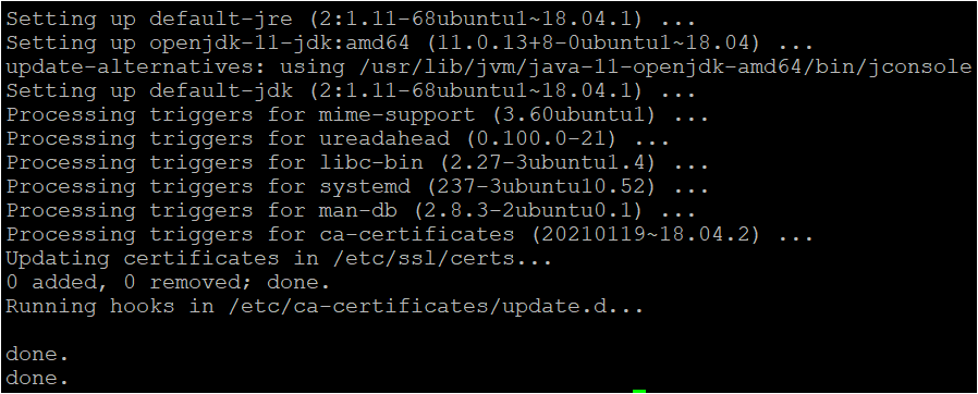Installing Java Version: Java SE 11 (LTS)