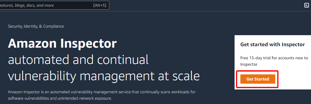 Getting Started with AWS Inspector
