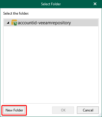 Creating a Folder Within the Repository