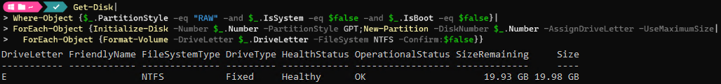 Formatting Disks for NTFS