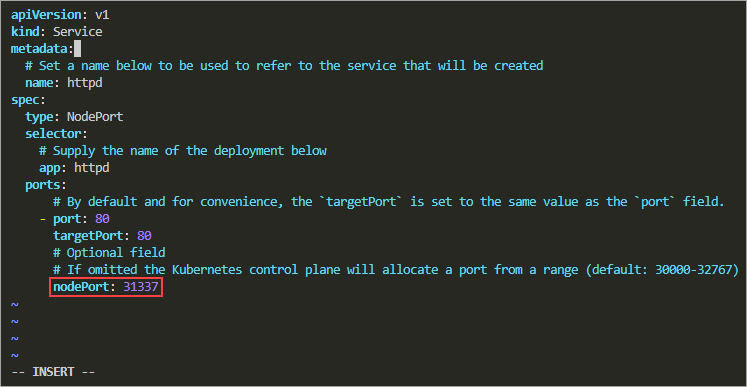 Creating a service manifest file