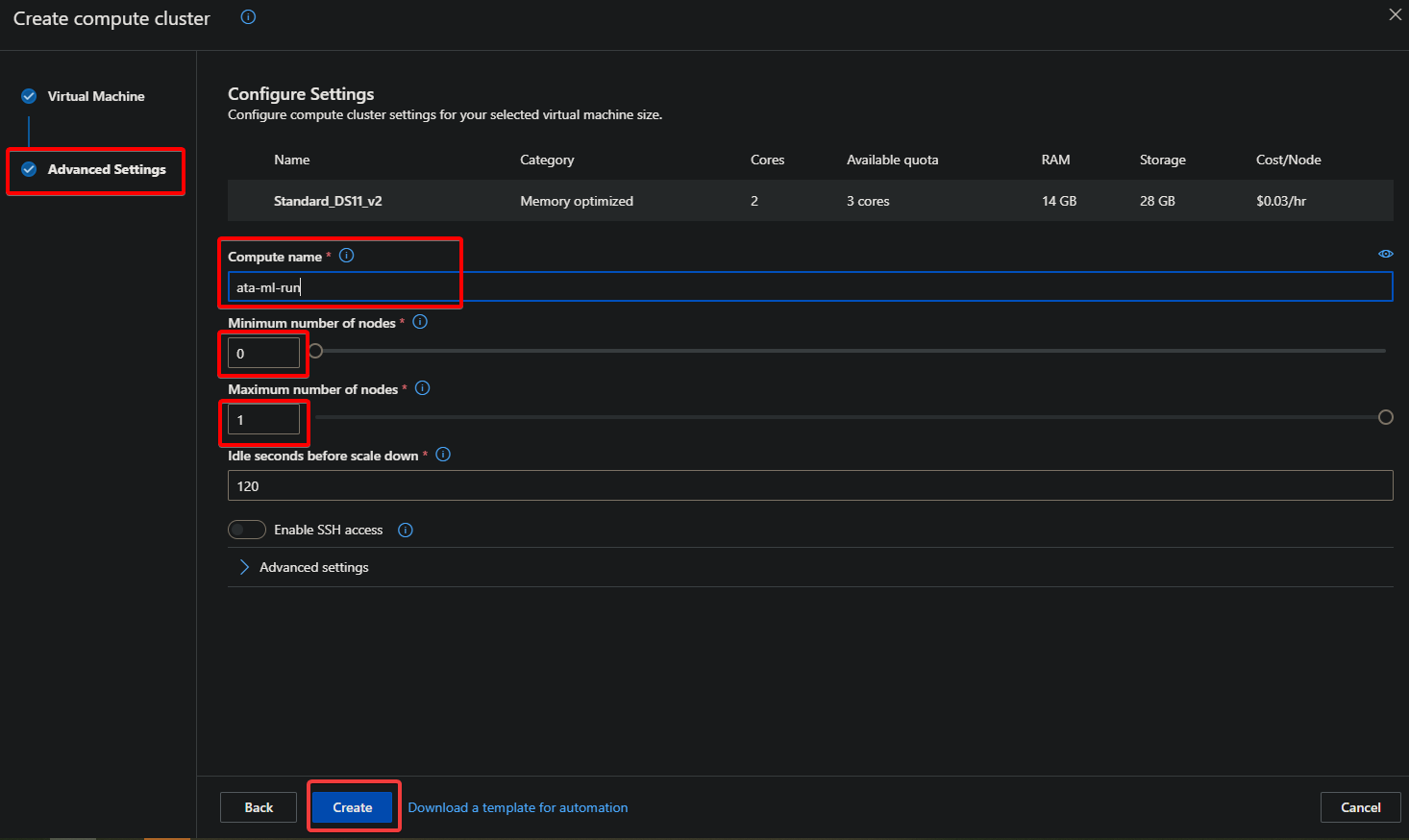 Creating a Cluster