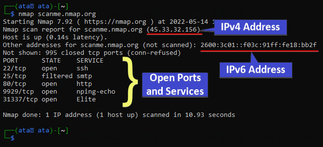 Host and Port-Scanning with Nmap