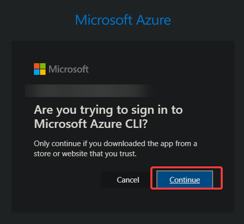 Logging in to Azure