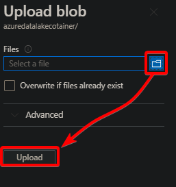 Locating Files to Upload