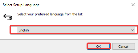 Select the Preferred Language