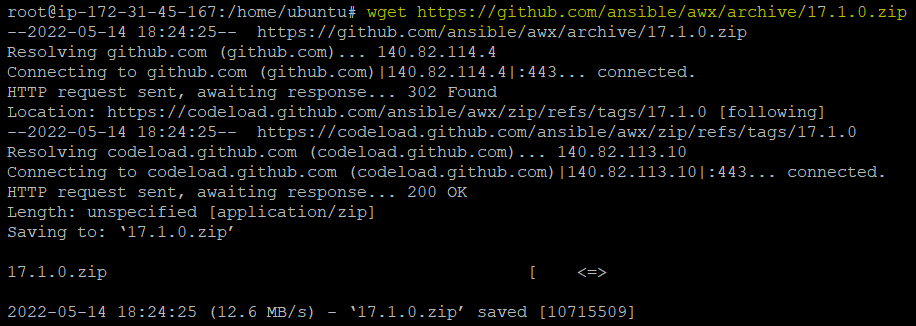 Downloading the AWS Package from the Git Repository