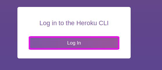 Logging into Heroku CLI via a web browser