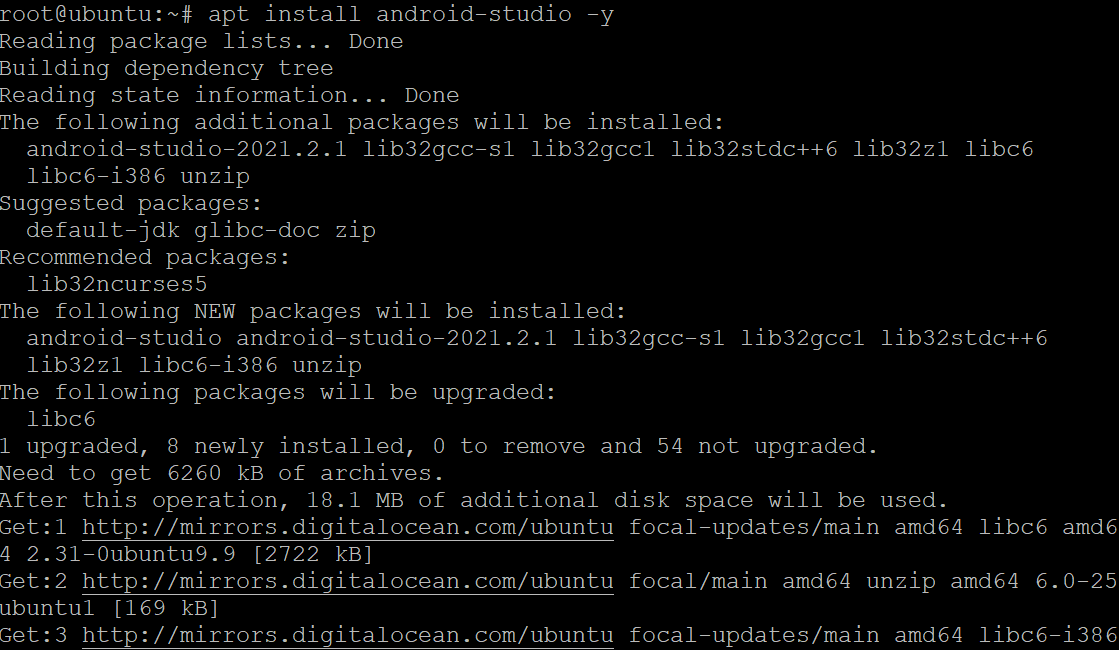 Installing Android Studio on Ubuntu