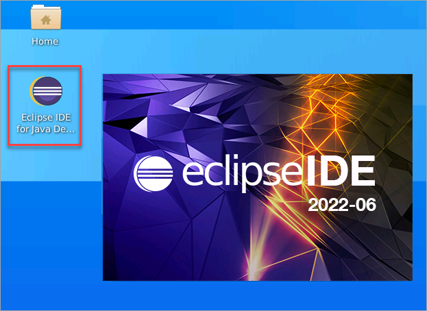 Starting Eclipse IDE from the Desktop shortcut