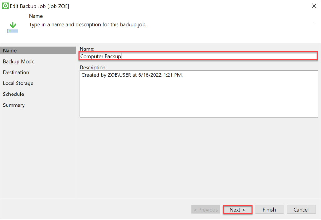 Using Veaam to Process Windows Server Backup (Step by Step)