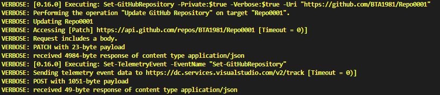 Changing multiple repository visibilities from Public to Private