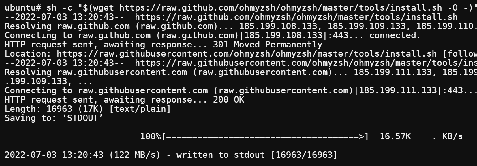 Installing Oh My Zsh