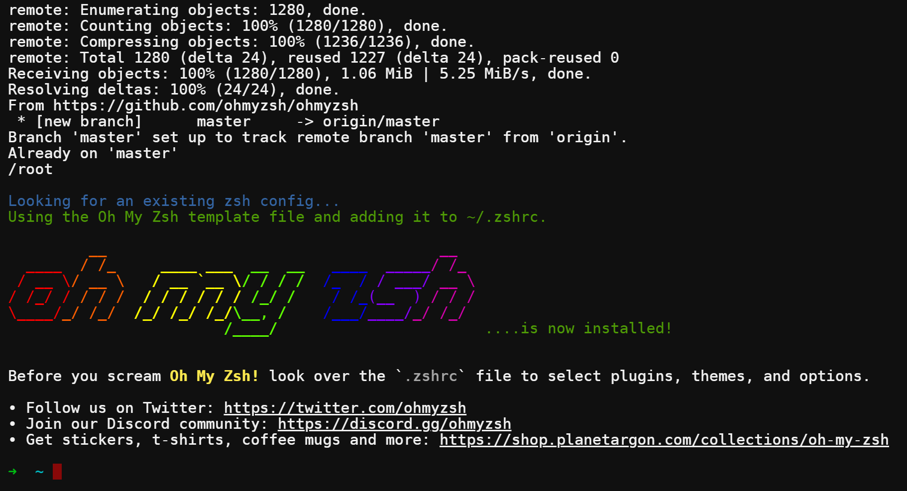Installing Oh My Zsh