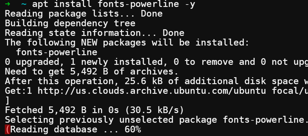 Installing the Powerline fonts
