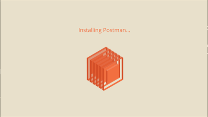 Postman インストール画面