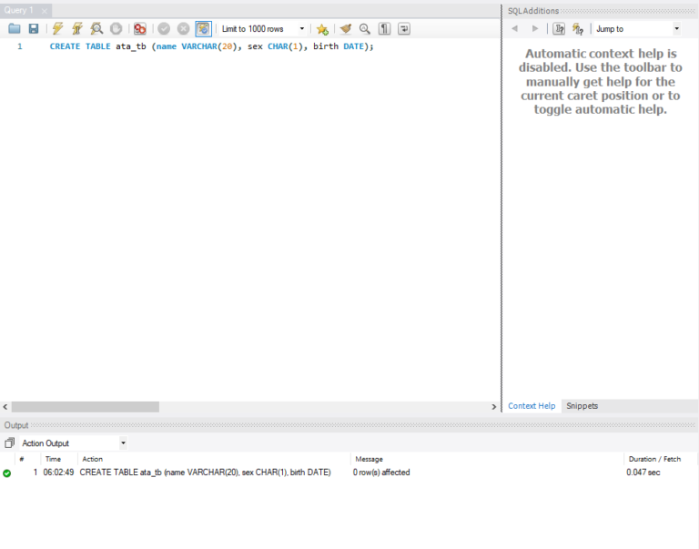 Getting Started With Mysql Workbench on Ubuntu Linux