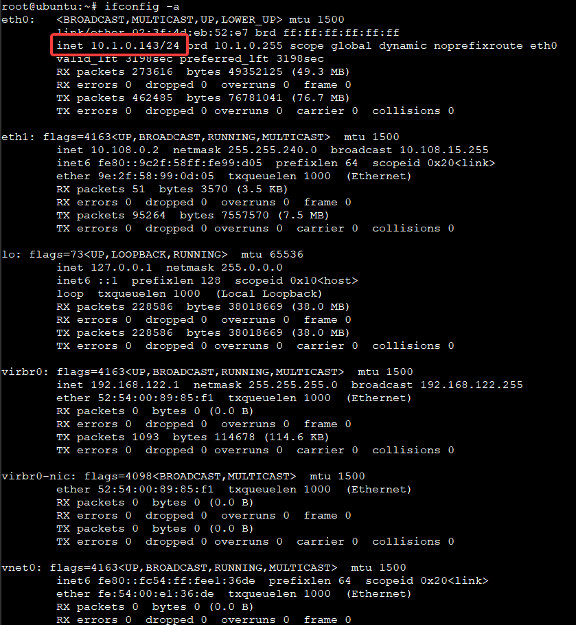 Finding Private IP Address Using ipconfig Command