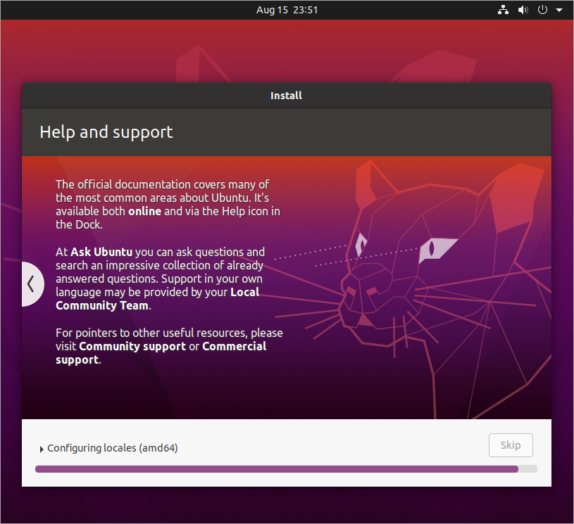 Install Ubuntu on a partition alongside Windows 10