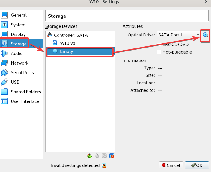 Accessing bootable media options