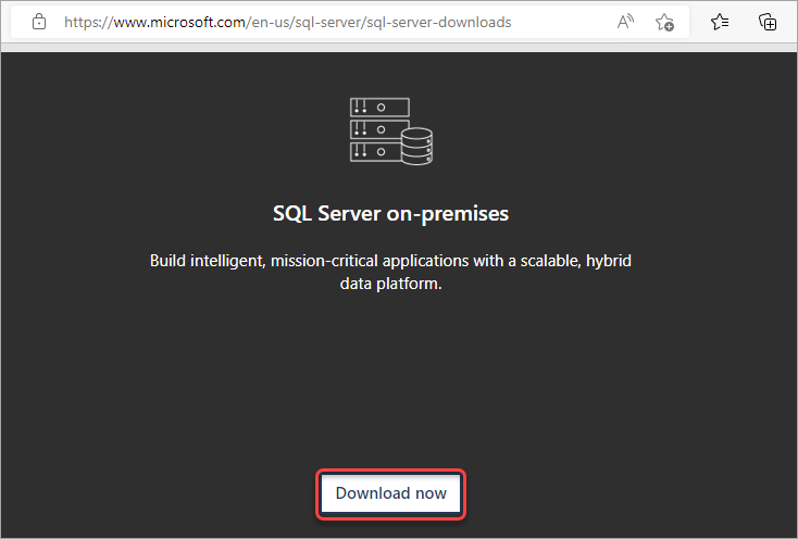 Download SQL Server on-premises