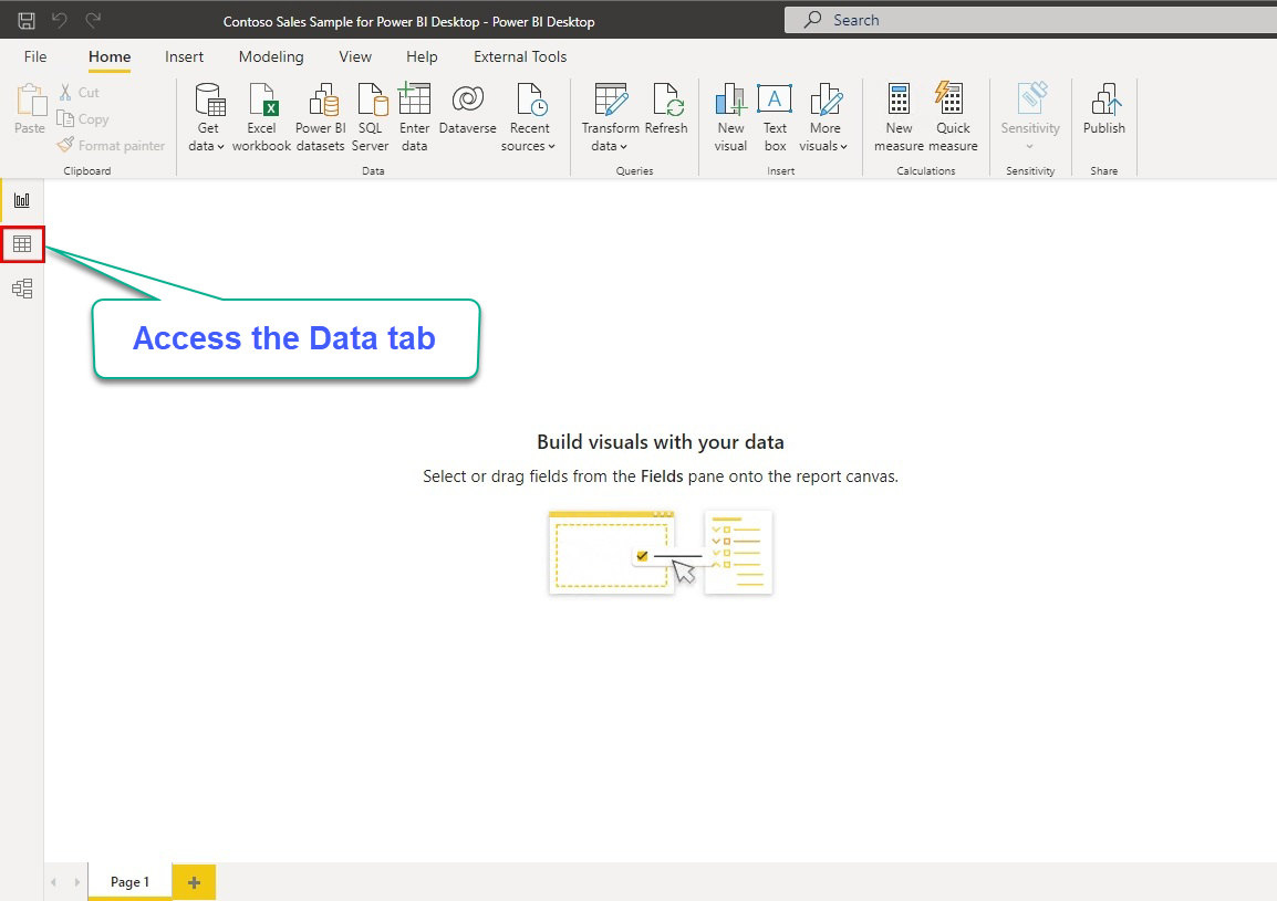 Accessing data from the imported tables