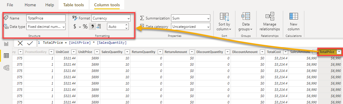 Checking the data format of your column