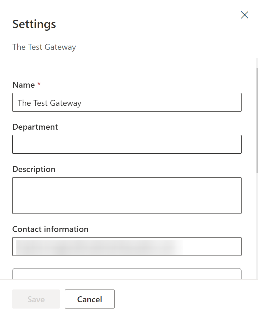 Configuring the settings for the On-premises data gateway 