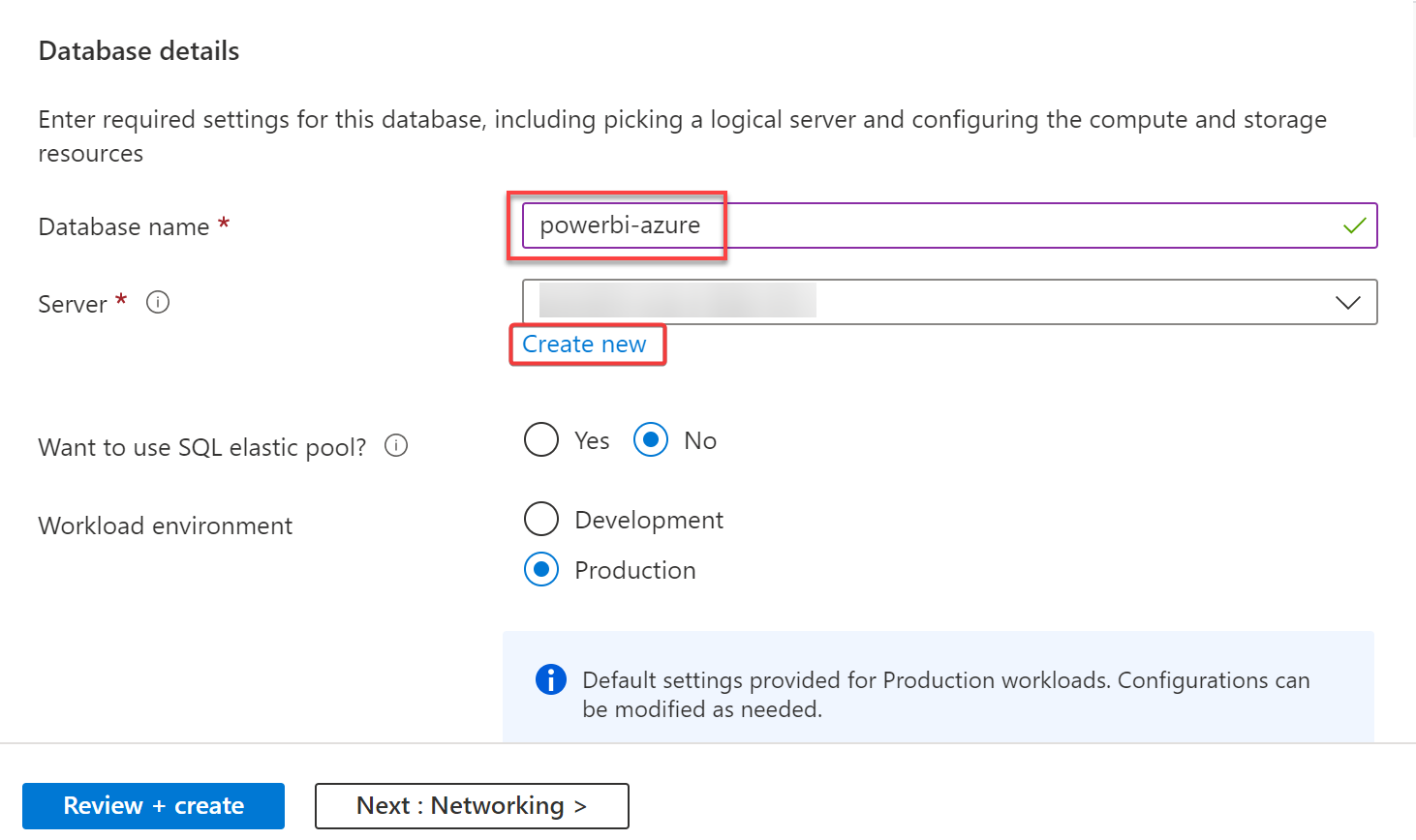 Creating an SQL database