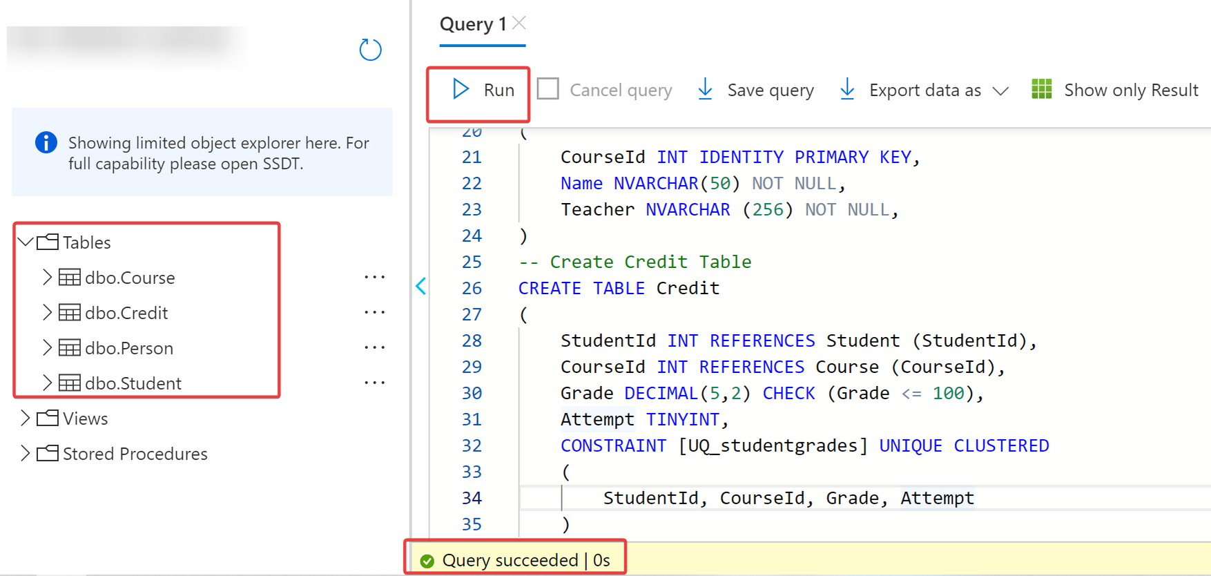 Confirming SQL query 
