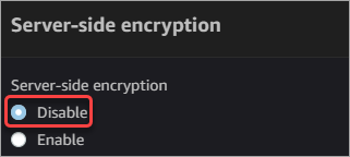 Server-side encryption