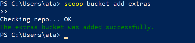 Adding Scoop’s extra bucket