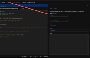 How to Execute PowerShell Azure Functions with HTTP Triggers