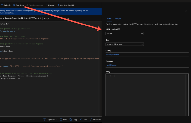 How To Execute PowerShell Azure Functions With HTTP Triggers