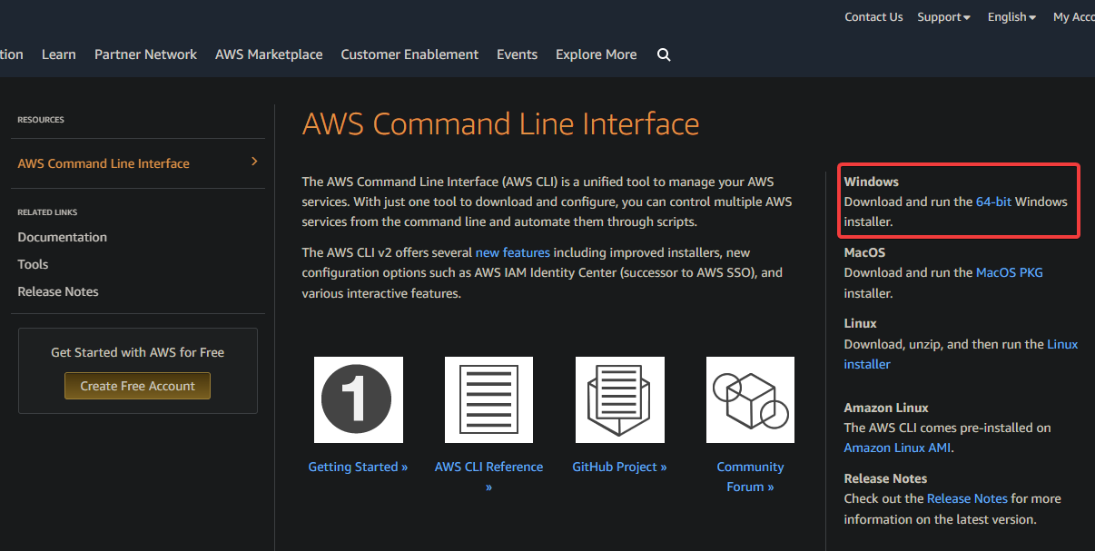 aws cli download mac