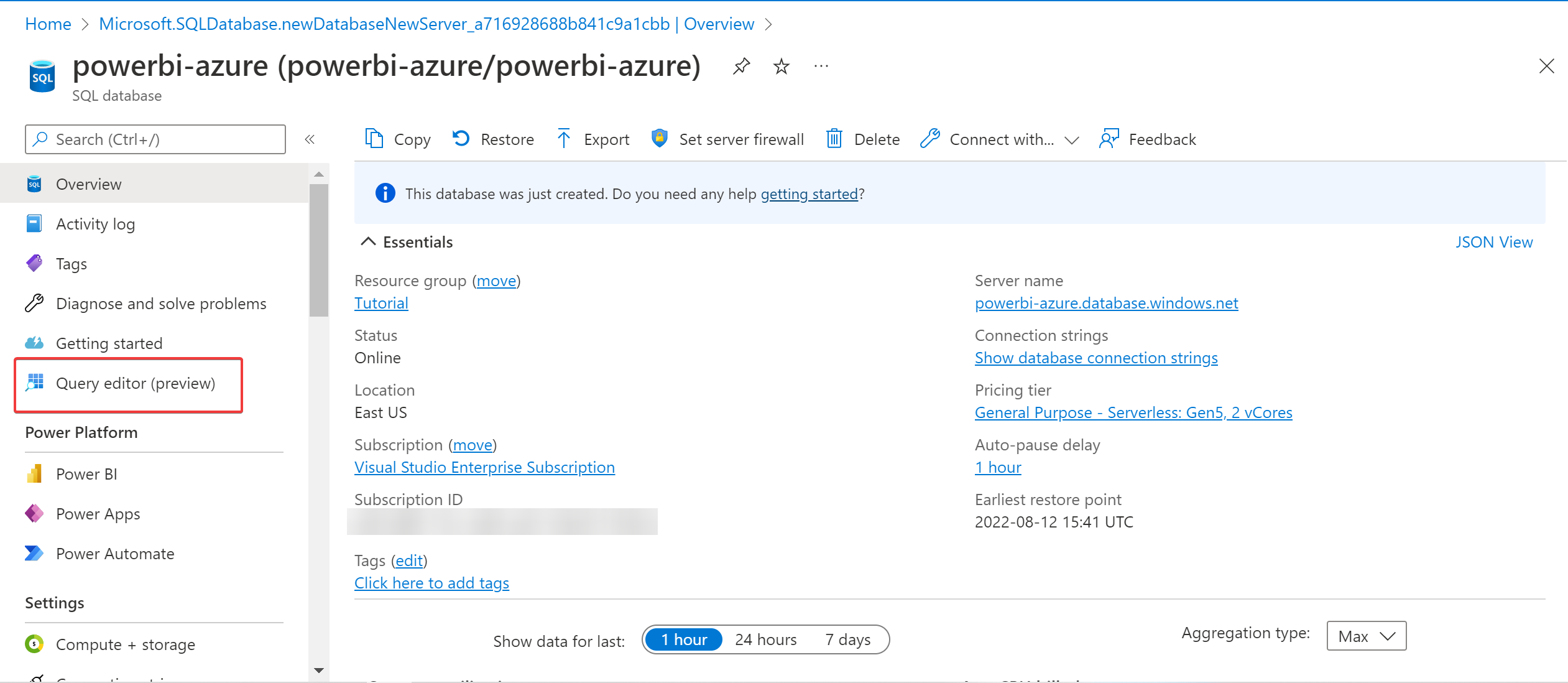 Adding data to the SQL database