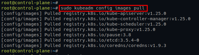 Downloading Kubernetes images